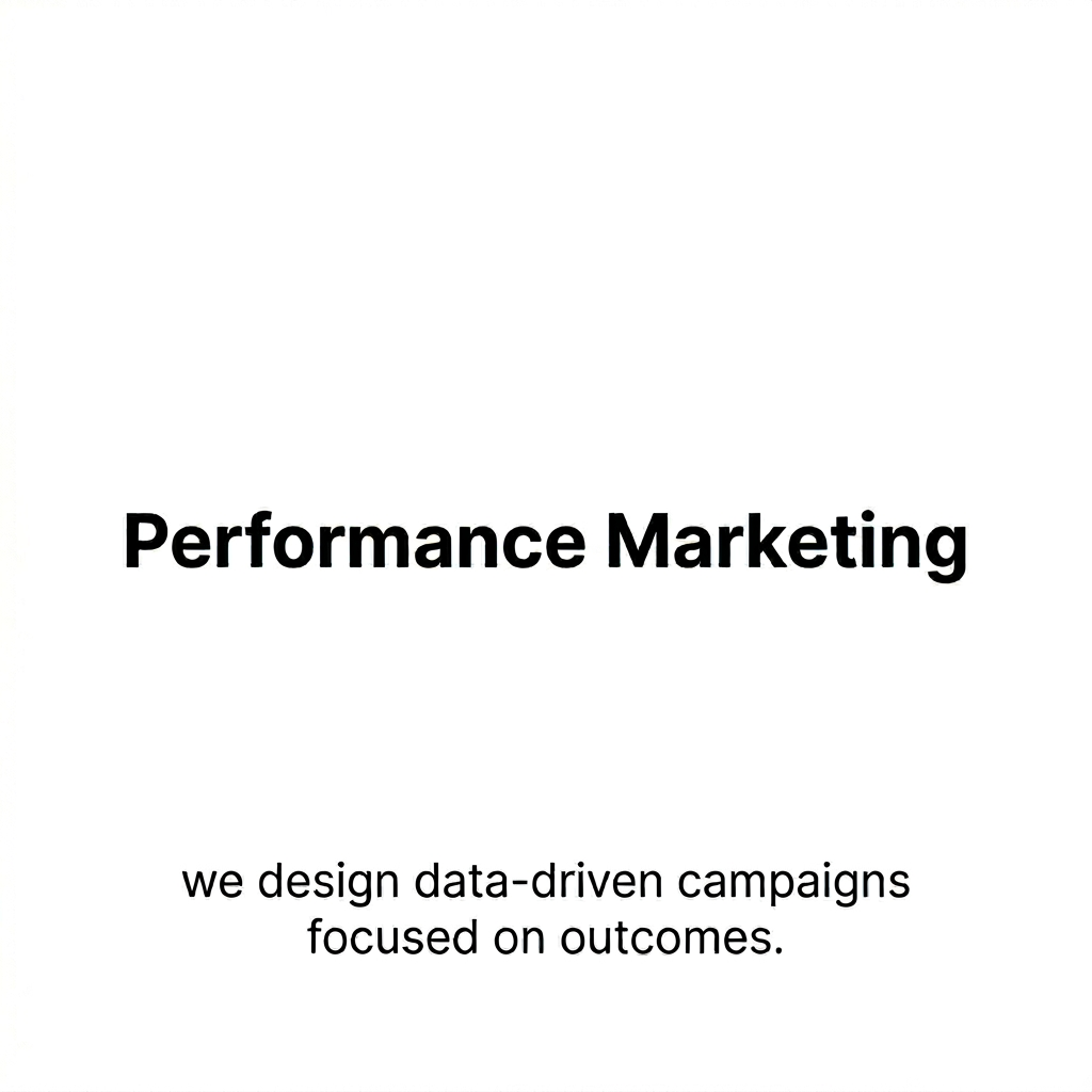 Performace marketing