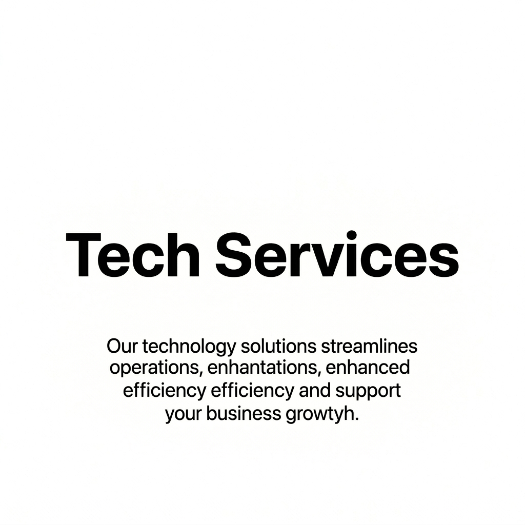 Tech services